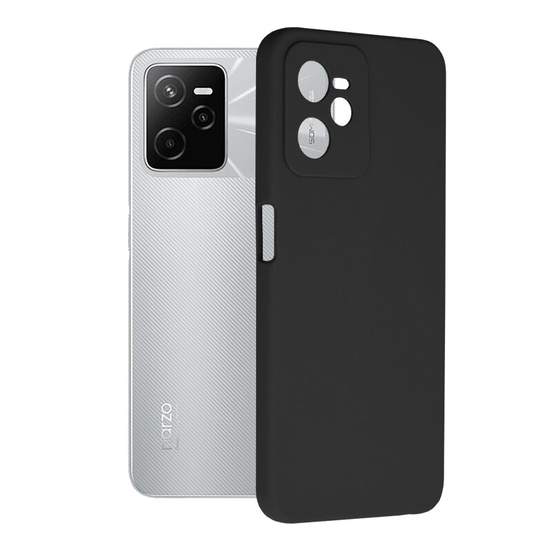 Husa Realme Narzo 50A Prime Techsuit Soft Edge Silicone, negru