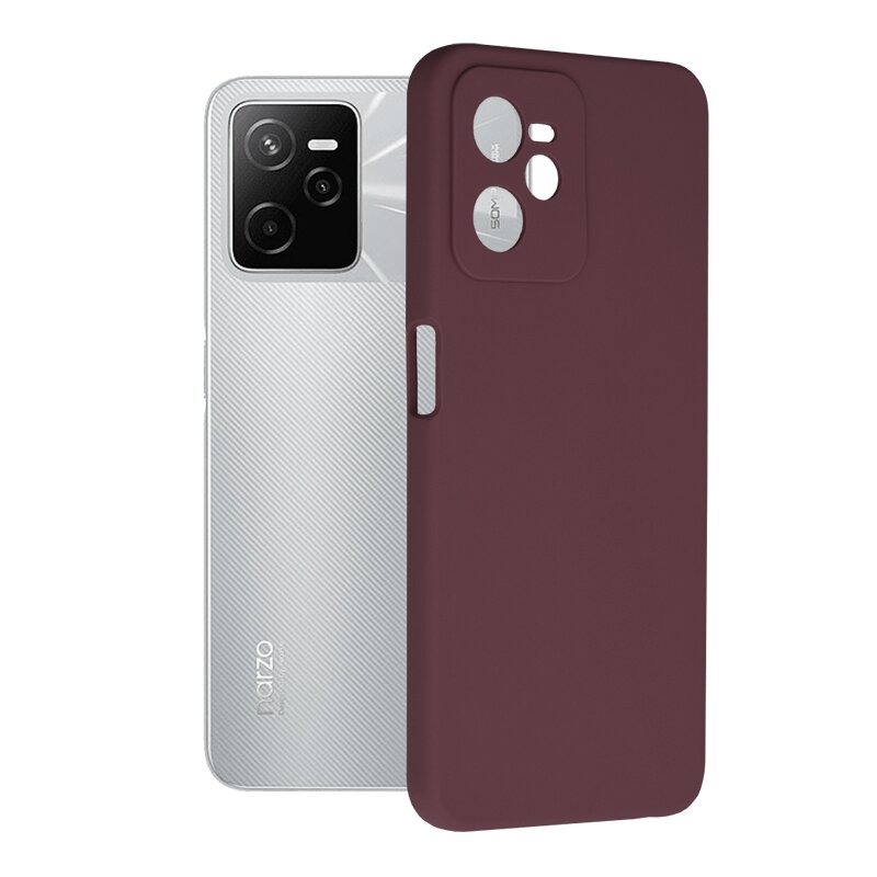 Husa Realme Narzo 50A Prime Techsuit Soft Edge Silicone, violet