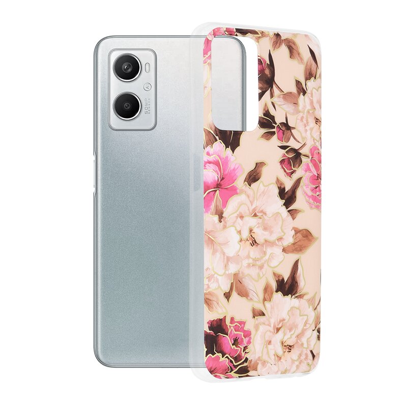 Husa Oppo A96 Techsuit Marble, Mary Berry Nude