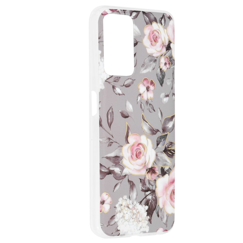 Husa Oppo A76 Techsuit Marble, Bloom of Ruth Gray