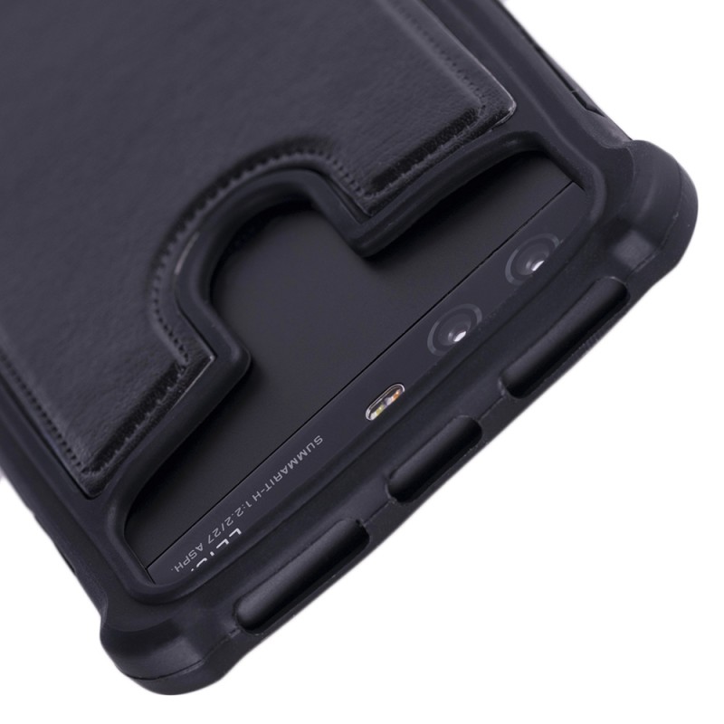 Husa Silicon Universala pentru telefoane intre 5.0 - 5.5 inch - Negru
