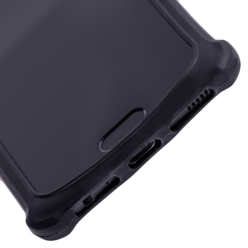 Husa Silicon Universala pentru telefoane intre 5.0 - 5.5 inch - Negru