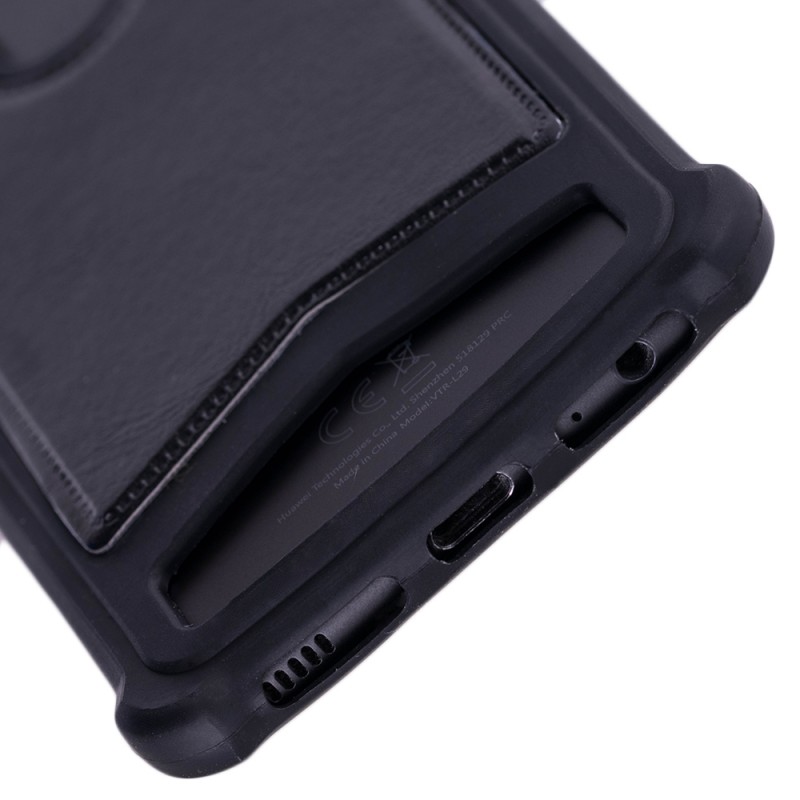 Husa Silicon Universala pentru telefoane intre 4.5 - 5.0 inch - Negru