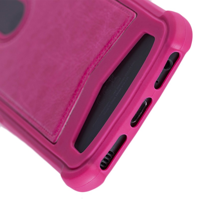 Husa Silicon Universala pentru telefoane intre 5.5 - 6.0 inch - Roz