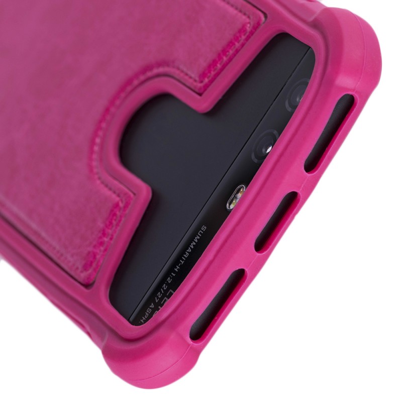 Husa Silicon Universala pentru telefoane intre 5.5 - 6.0 inch - Roz