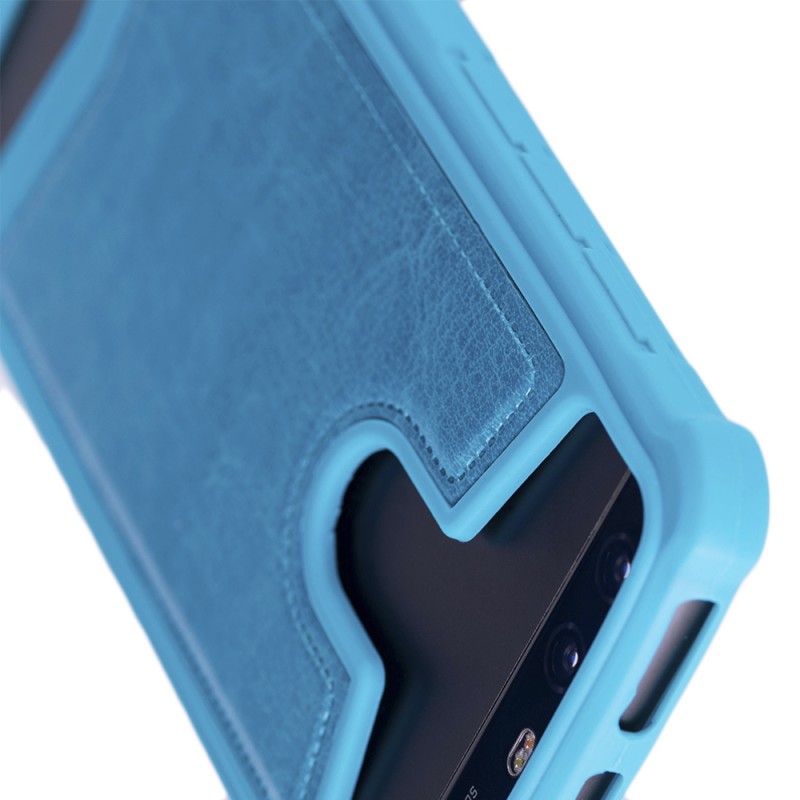 Husa Silicon Universala pentru telefoane intre 5.5 - 6.0 inch - Albastru