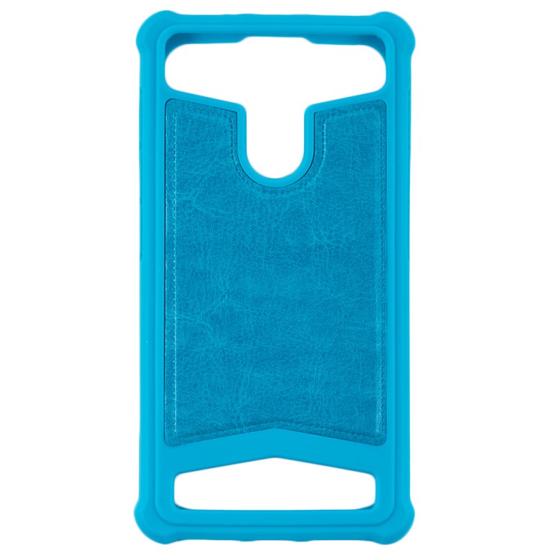 Husa Silicon Universala pentru telefoane intre 5.5 - 6.0 inch - Albastru