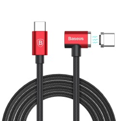 Cablu de date USB-C Baseus Magnet Series - Red