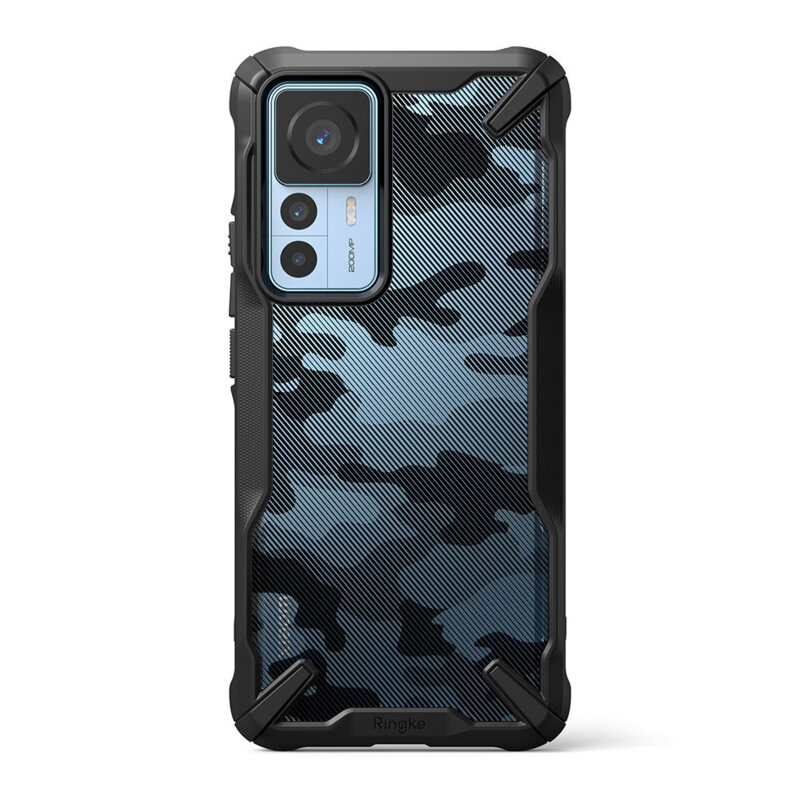 Husa Xiaomi 12T Pro Ringke Fusion X Design, camo black