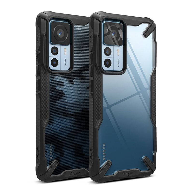 Husa Xiaomi 12T Pro Ringke Fusion X Design, camo black