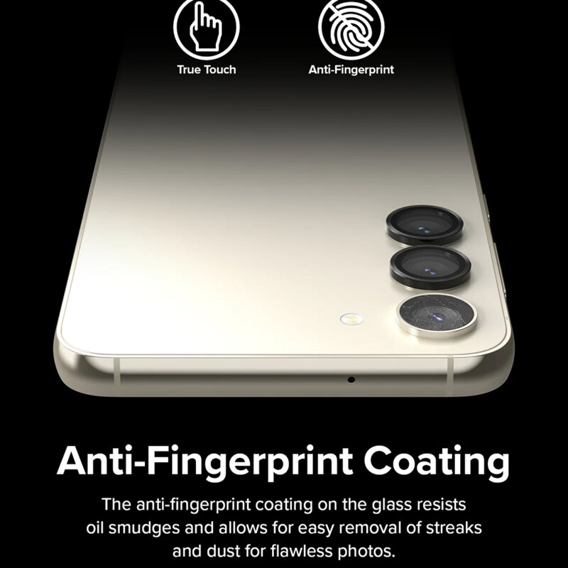 Folie sticla camera Samsung Galaxy S23 Plus Ringke Camera Lens Frame, negru