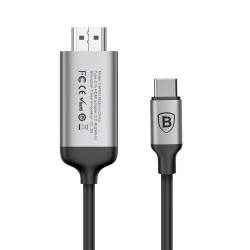 Cablu de date Baseus USB-C - HDMI - Negru