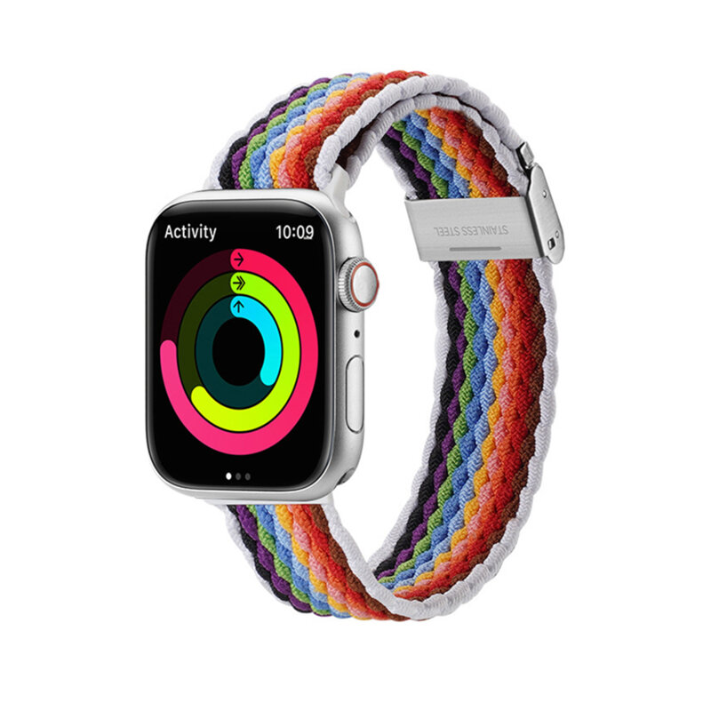 Curea Apple Watch 6 40mm Dux Ducis Mixture II Version, PaleStripes