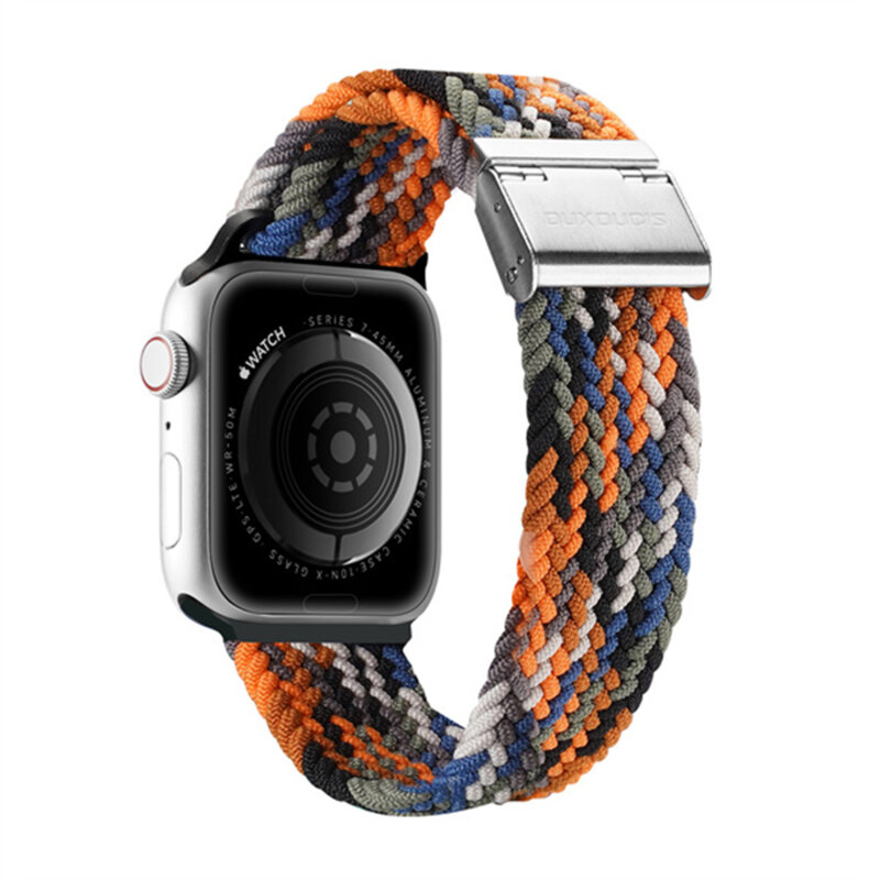 Curea Apple Watch SE 2 (2022) 40mm Dux Ducis Mixture II Version, PaleStripes