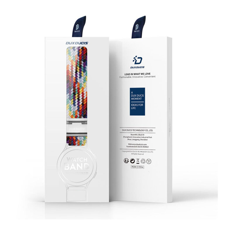 Curea Amazfit GTR 4 Dux Ducis Mixture II Version, Rainbow