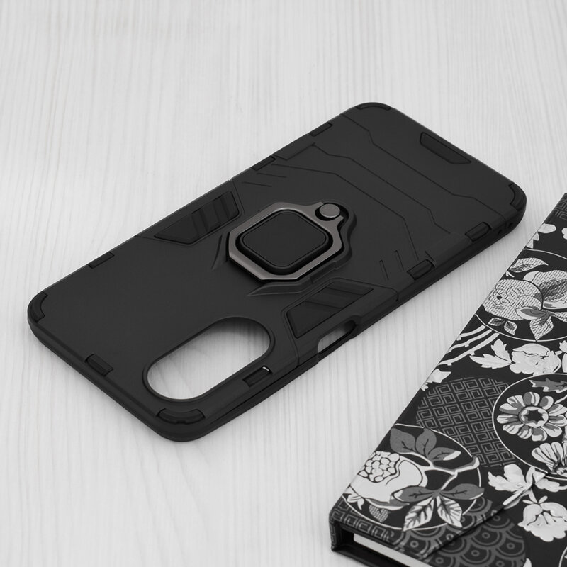 Husa Oppo A78 5G Techsuit Silicone Shield, negru