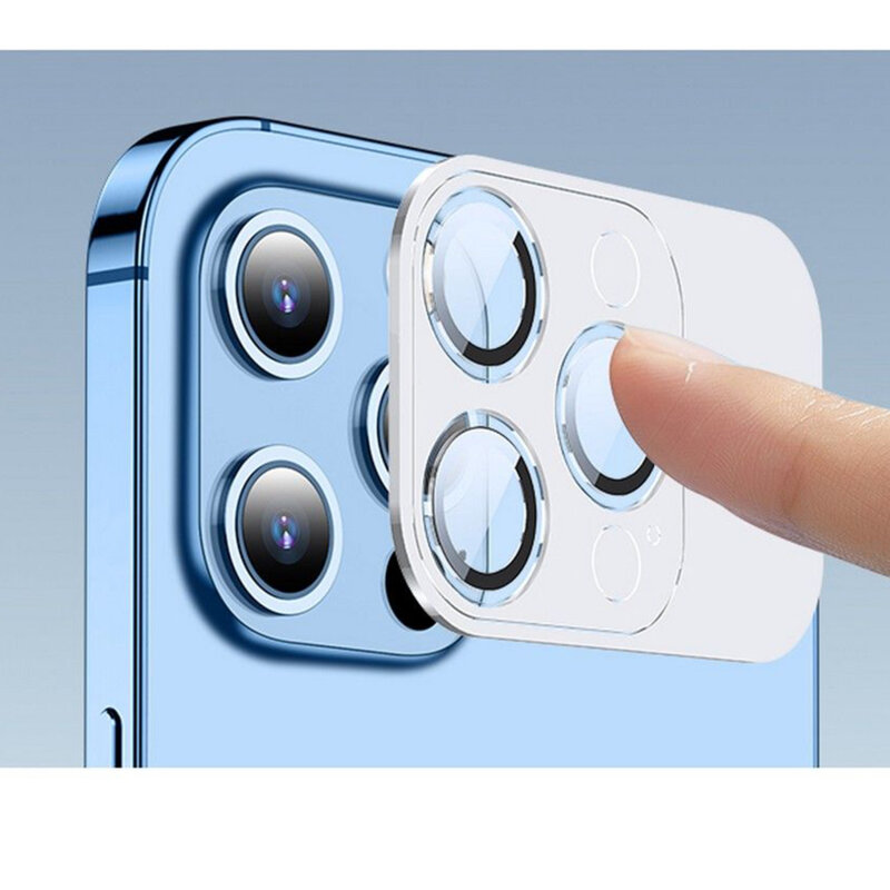 Folie sticla camera iPhone 14 Pro Max ESR Lens Protector, negru