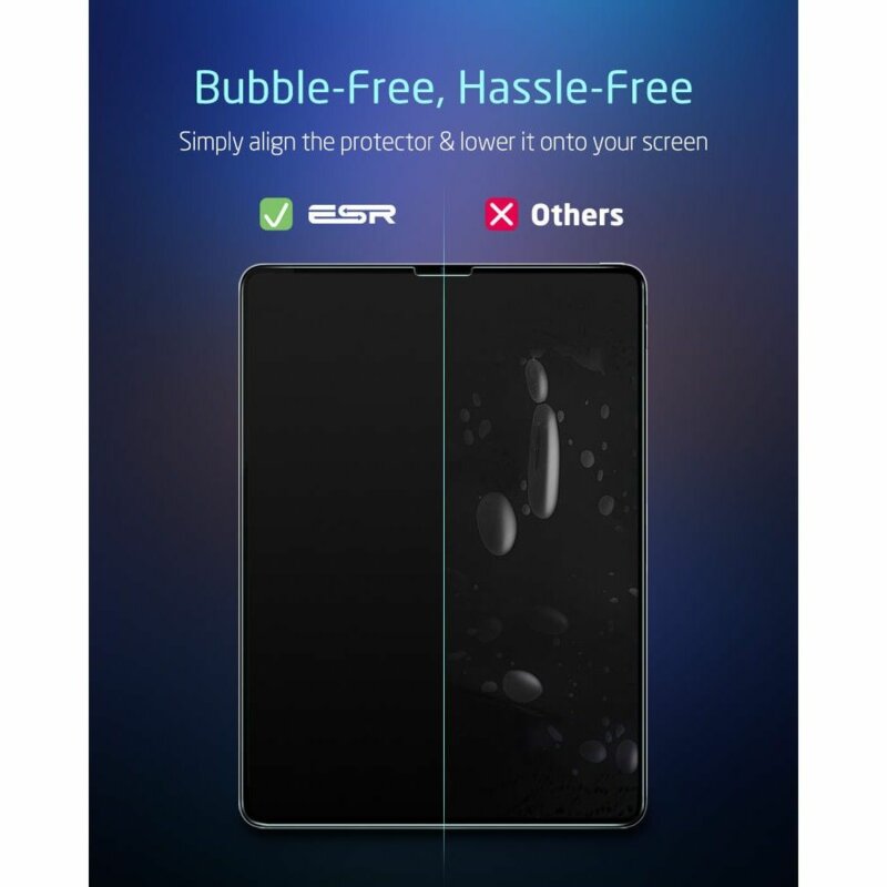 Folie sticla iPad Pro 2020 11.0 A2068/A2230 ESR Tempered Glass 9H, transparenta