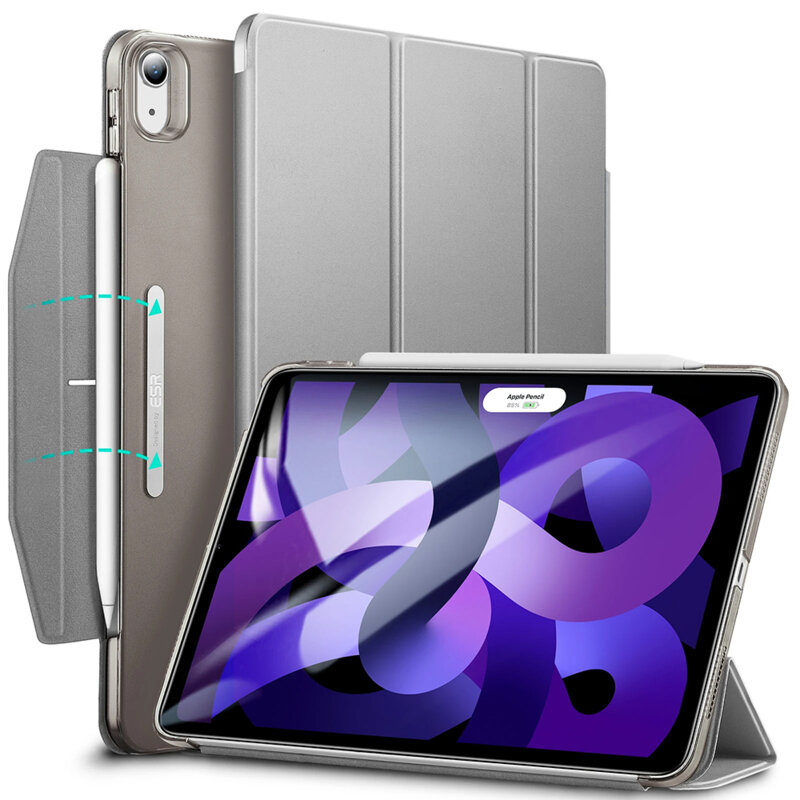 Husa iPad Air 5 (2022) ESR Ascend Trifold, Grey