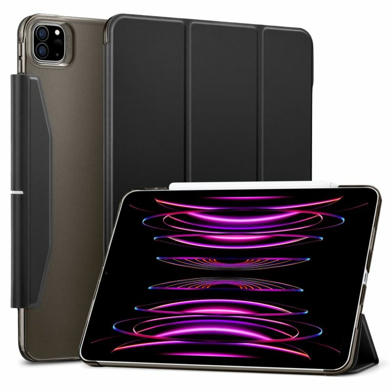 Husa iPad Pro 12.9 (2022) ESR Ascend Trifold, Black