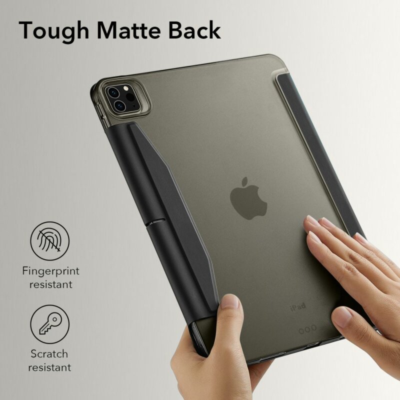 Husa iPad Pro 12.9 (2022) ESR Ascend Trifold, Black
