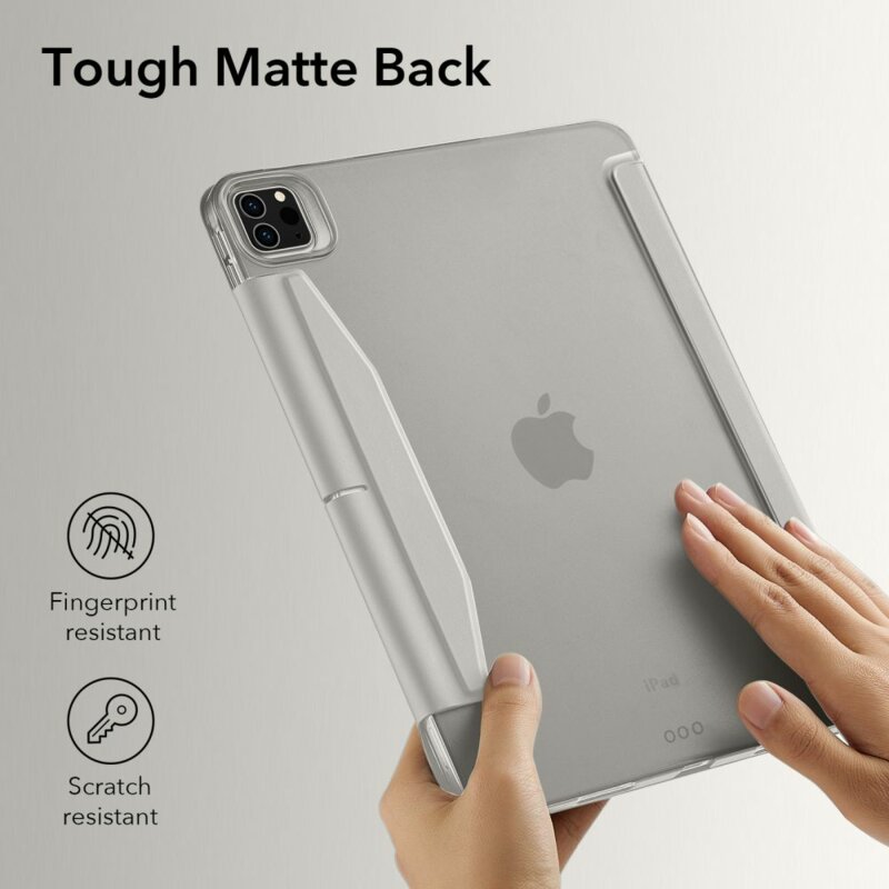 Husa iPad Pro 12.9 (2022) ESR Ascend Trifold, Grey