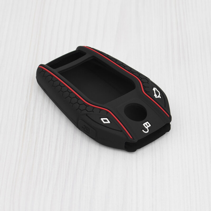 Husa cheie smart pentru Porsche cu display LCD, Techsuit 2013.06