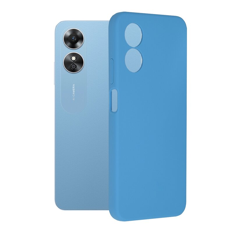 Husa Oppo A17 Techsuit Soft Edge Silicone, albastru