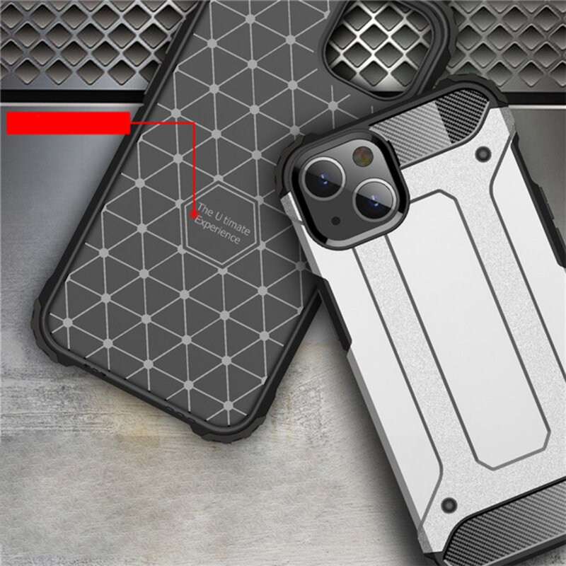 Husa iPhone 14 Techsuit Hybrid Armor, negru