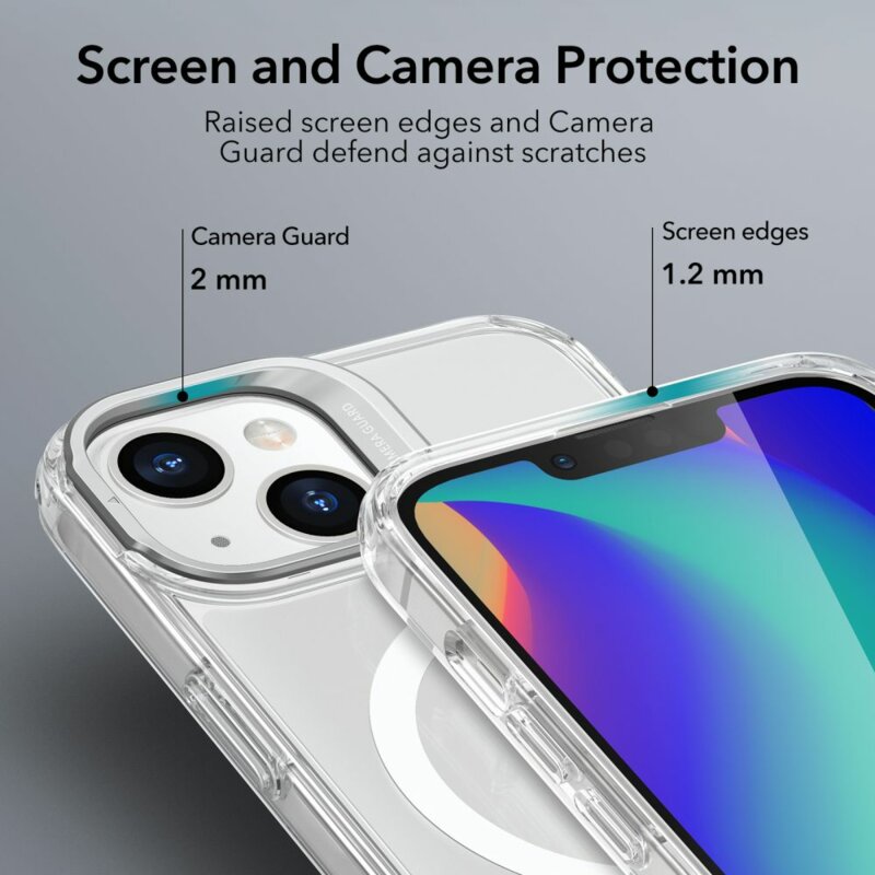 Husa iPhone 14 / iPhone 13 ESR Classic Kickstand HaloLock, transparenta