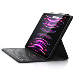 Husa cu tastatura iPad Pro 12.9 (2022) ESR Ascend Keyboard Lite, negru