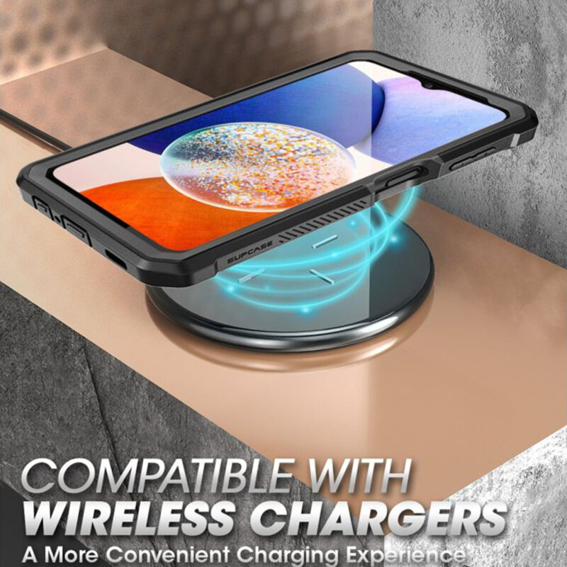Husa Samsung Galaxy A14 5G Supcase Unicorn Beetle Pro, negru