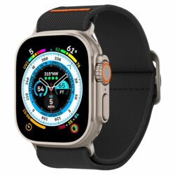 Curea Apple Watch SE 2 44mm Spigen Fit Lite Ultra, negru