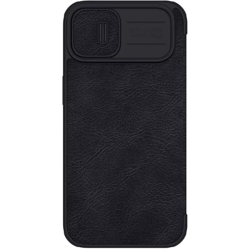 Husa iPhone 14 / 13 Nillkin QIN Leather, negru