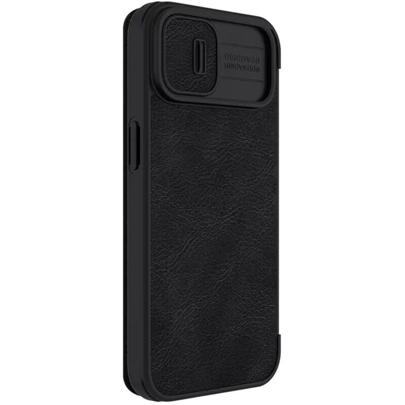 Husa iPhone 14 / 13 Nillkin QIN Leather, negru