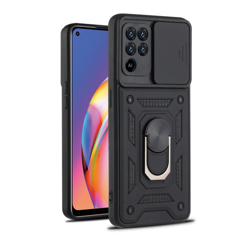 Husa Oppo A94 4G protectie camera Techsuit CamShield Series, negru
