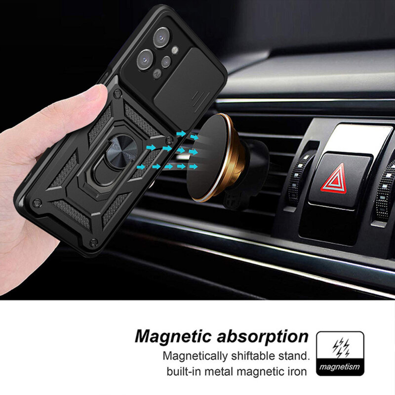 Husa Realme C31 protectie camera Techsuit CamShield Series, negru