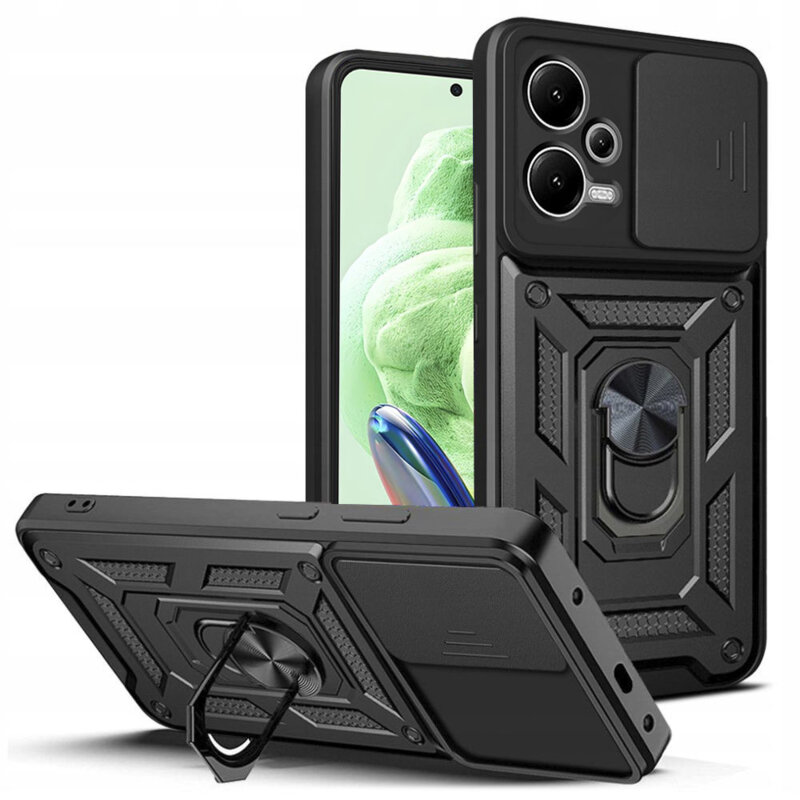 Husa Xiaomi Redmi Note 12 5G protectie camera Techsuit CamShield Series, negru