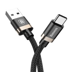 Cablu de date Baseus, USB la Type-C, 3A, 5Gbps, 1.5m, auriu, CATGB-A1V
