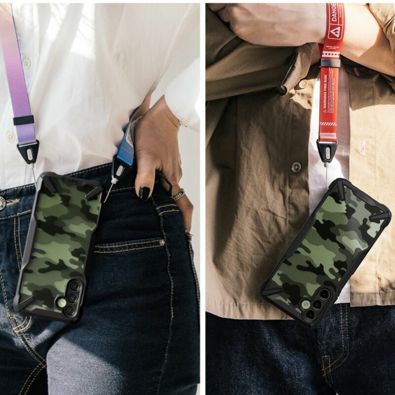 Husa Samsung Galaxy A14 5G Ringke Fusion X Design, camo black