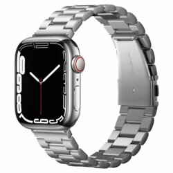 Curea Apple Watch Ultra Spigen Modern Fit, argintiu