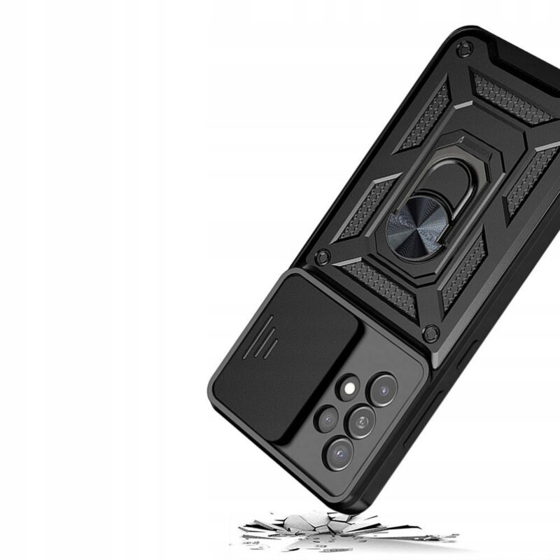 Husa Samsung Galaxy A23 protectie camera Techsuit CamShield Series, negru