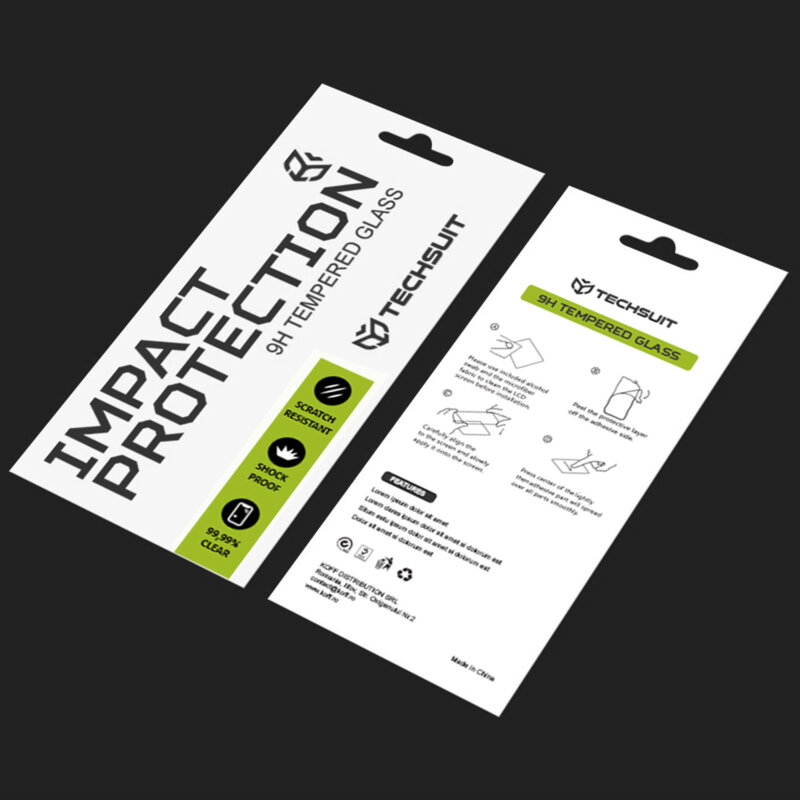 Folie sticla Xiaomi Redmi A2+ Techsuit 111D Full Glue Full Cover, negru