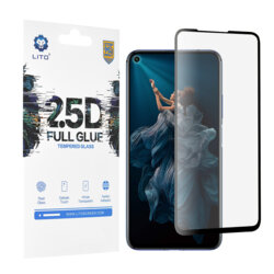 Folie Sticla Huawei Honor 20 Pro Lito 2.5D Full Glue Full Cover Cu Rama - Negru