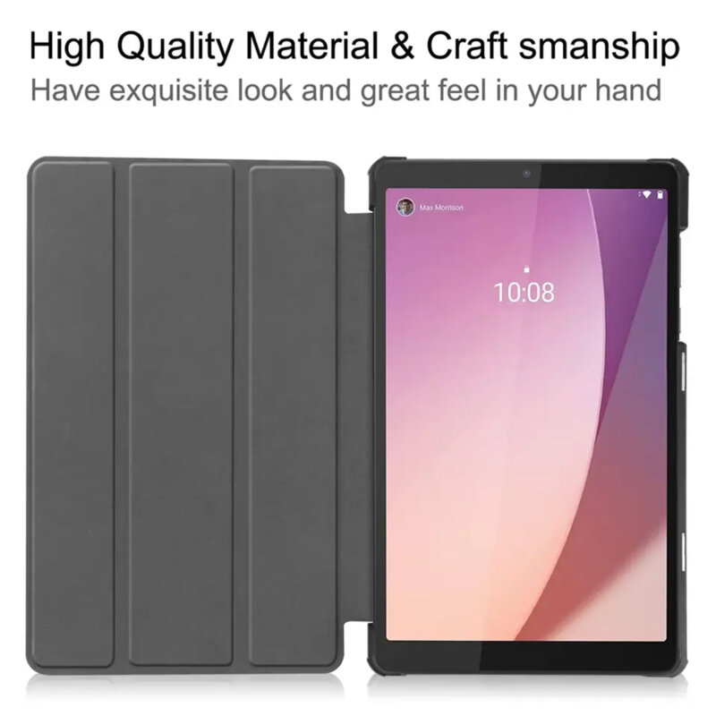 Husa Lenovo Tab M8 Gen 4 8.0 Techsuit FoldPro, negru