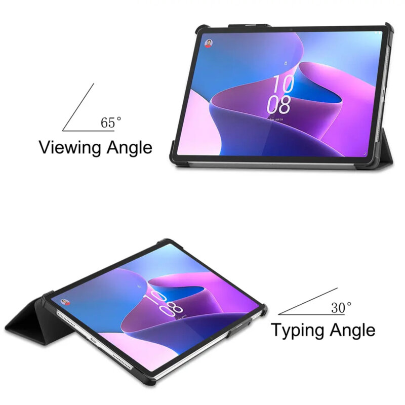 Husa Lenovo Tab P11 Pro Gen 2 11.2 Techsuit FoldPro, negru
