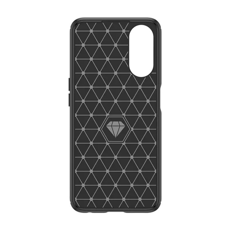 Husa Oppo A78 5G Techsuit Carbon Silicone, negru