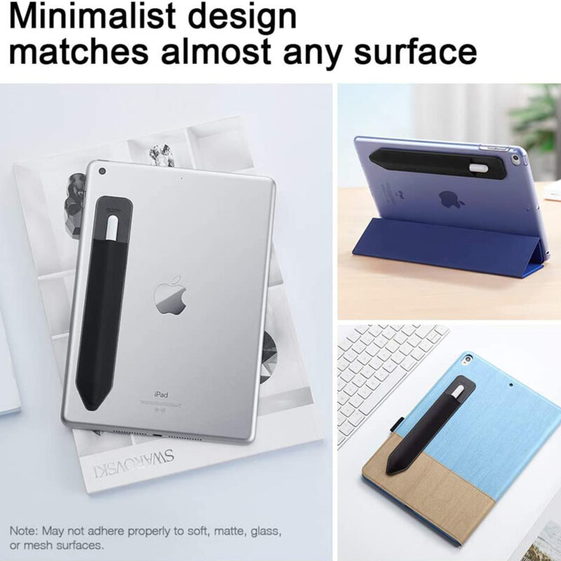 Husa stylus Apple pencil 1st & 2nd gen tip suport ESR, negru