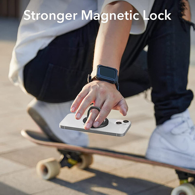Suport inel iPhone MagSafe ESR HaloLock Ring Stand, negru