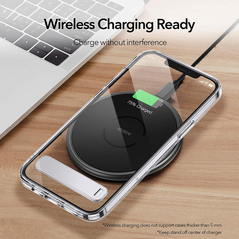 Suport pentru telefon birou ESR Boost Kickstand, argintiu